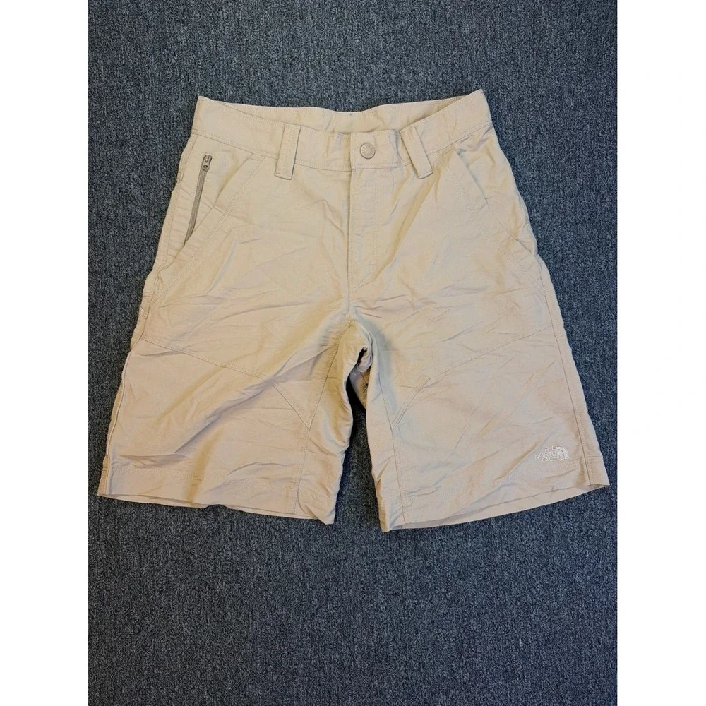 The North Face‎ Mens Horizon Cargo Hiking Shorts Tan Khaki Nylon Size 30